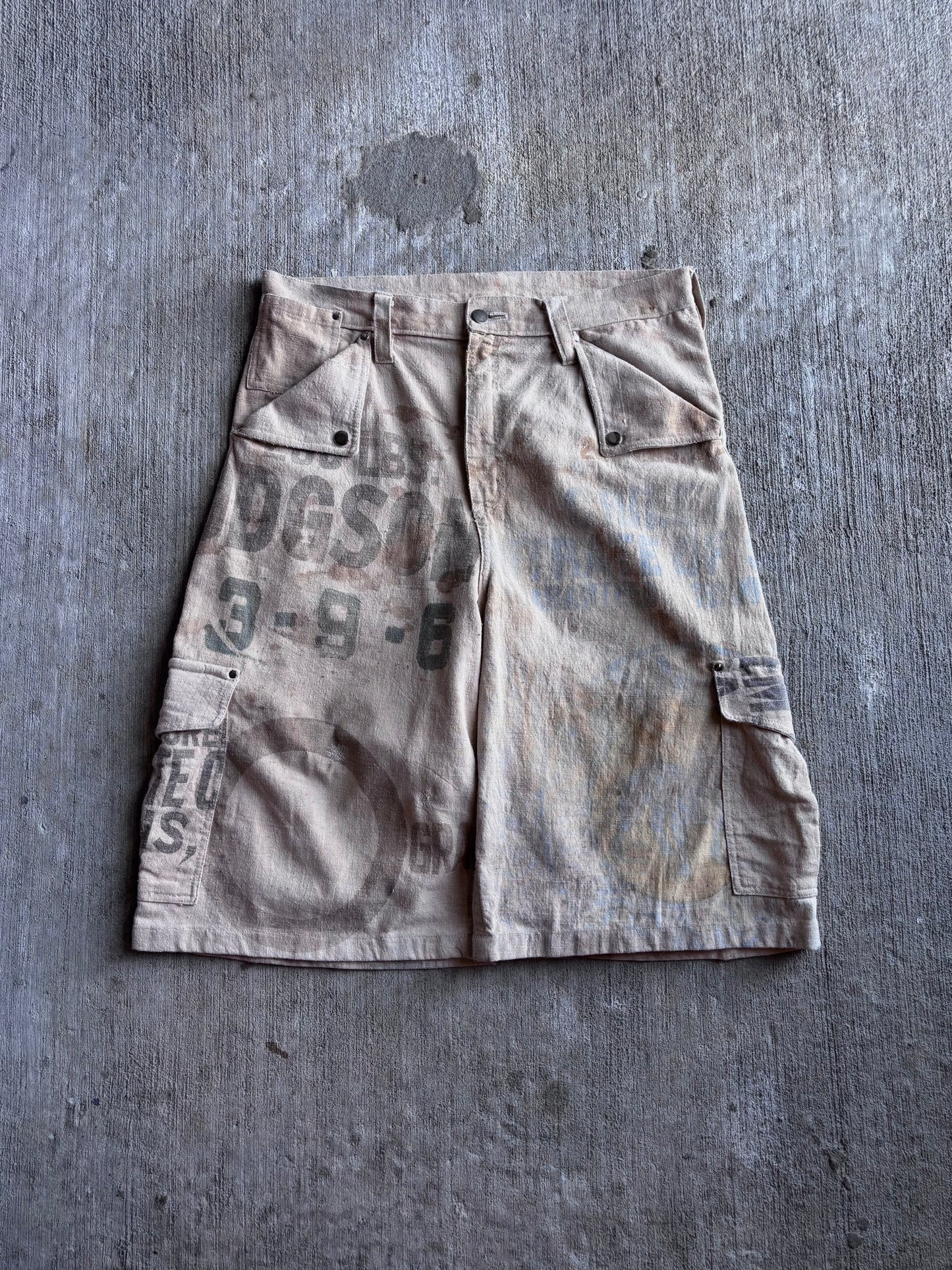 1:1 Feedbag Long Cargo Shorts (34" x 14")
