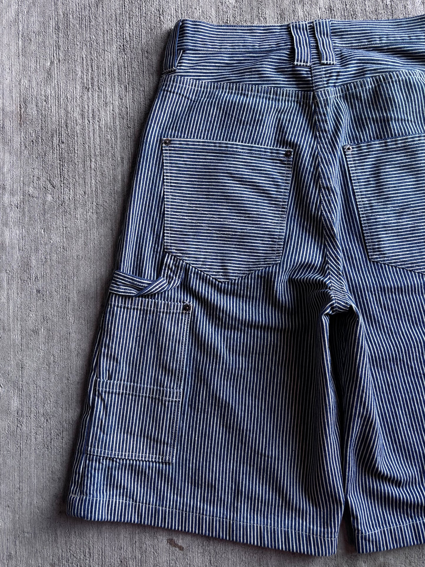 1:1 Hickory Stripped Double Knee Long Shorts (32" x 14")
