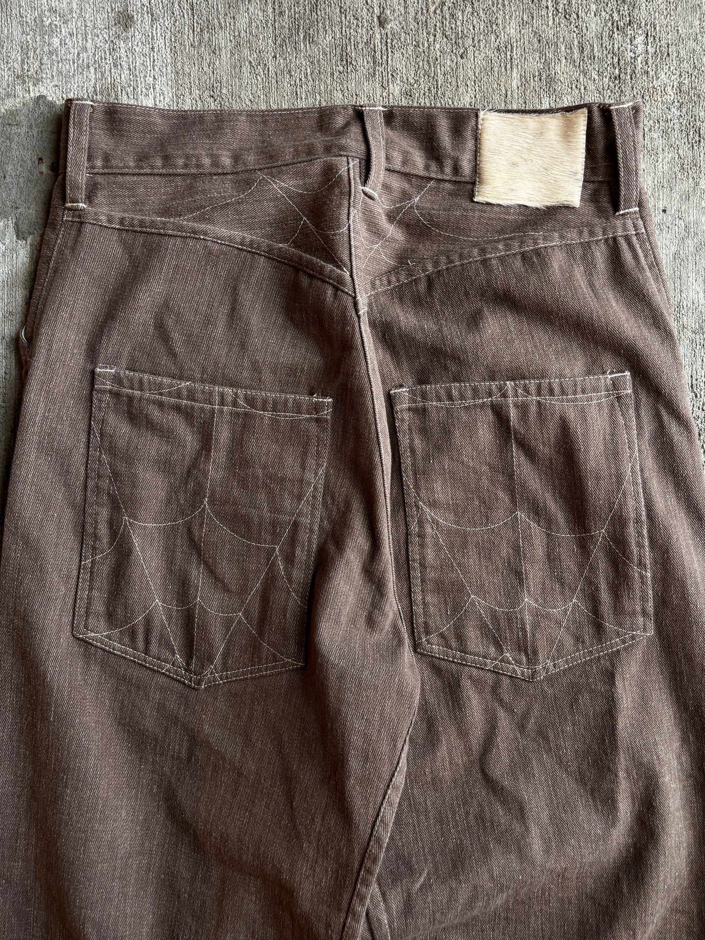 1:1 Spider Web Wide Leg Fireman Pants (34" x 30")