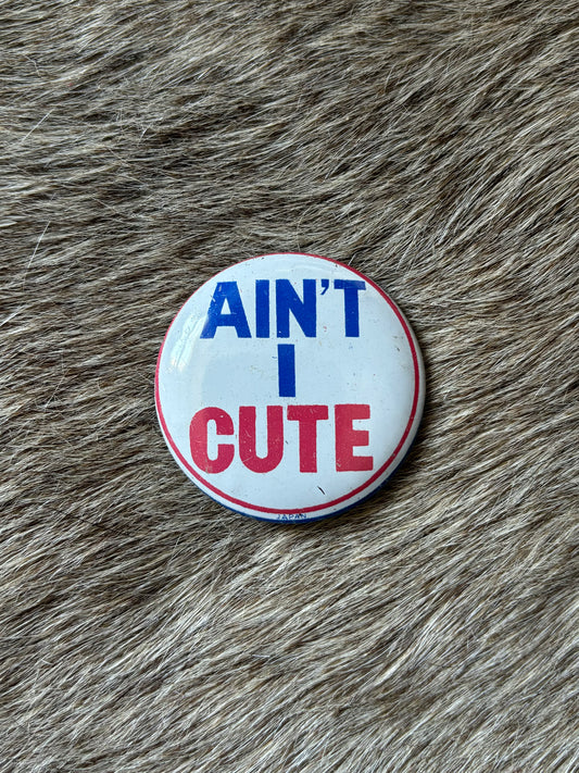 Ain't I Cute Pin