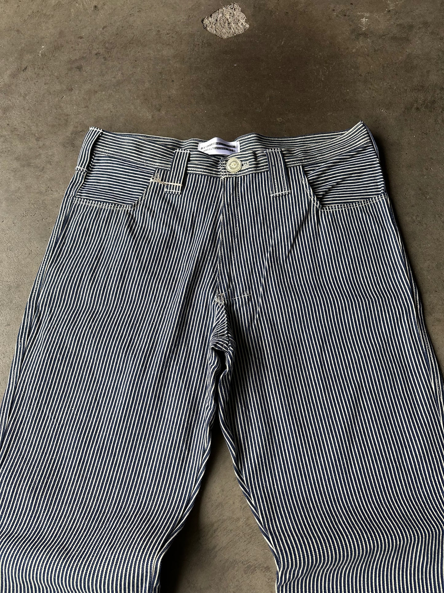 1:1 Hickory Stripped Flared Pants (34" x 32")