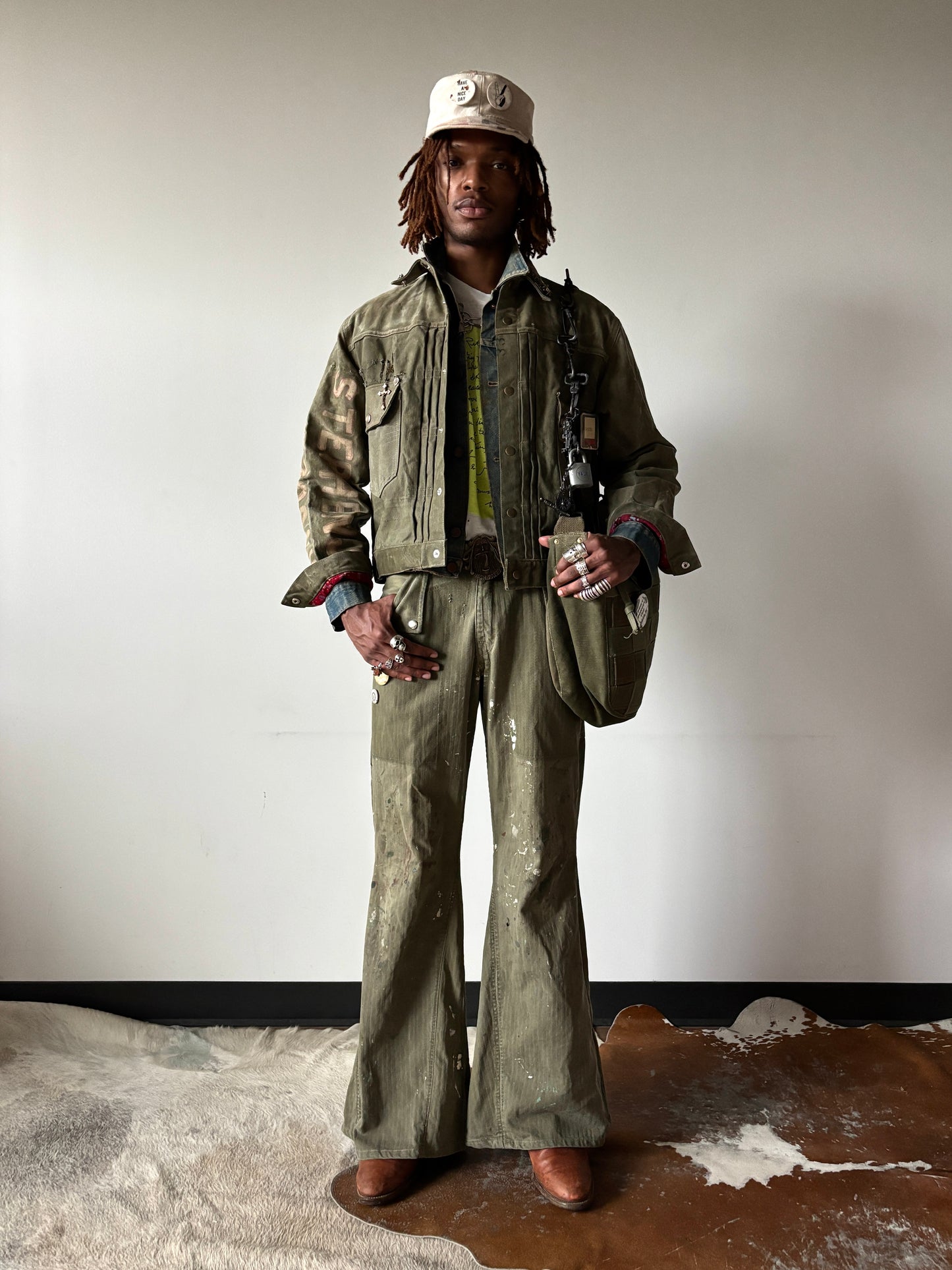 1:1 HBT Signature Cut Flared Pants (31" x 34")