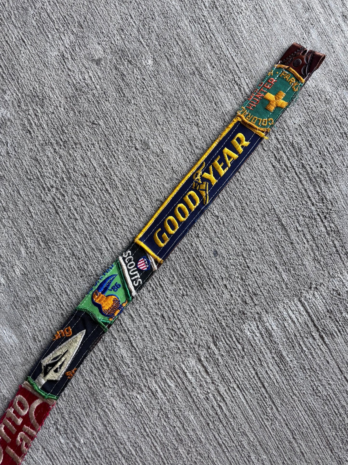 1:1 Patchwork Leather Belt (OSFA)