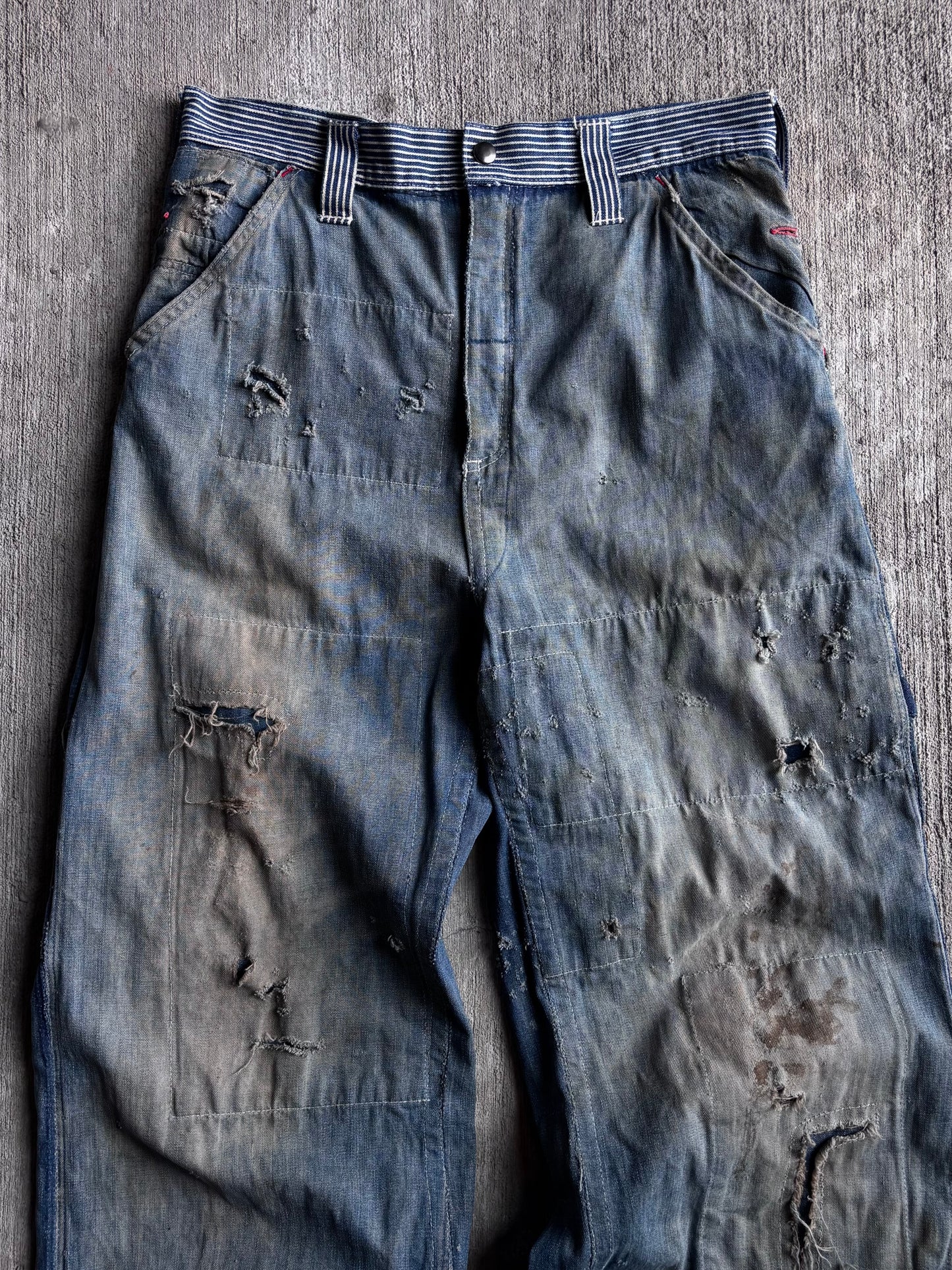 1:1 Crust Zombie Denim Pants (32” x 34”)