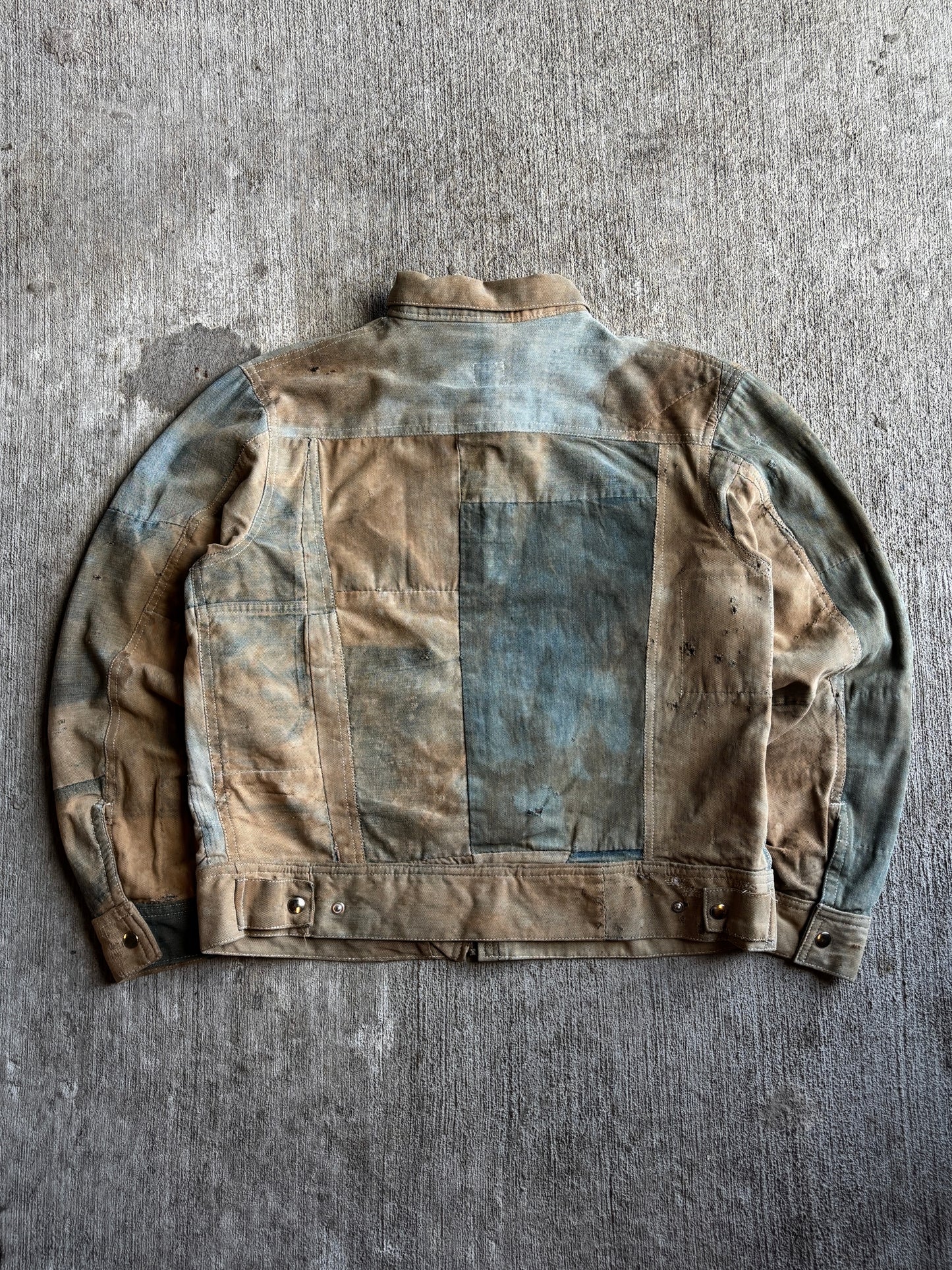 1:1 Denim Quilt Buccaroo Jacket (L)