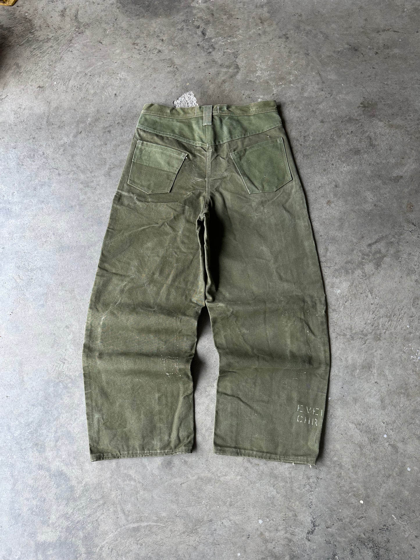 1:1 Military Canvas Baggy Pants (34" x 30")