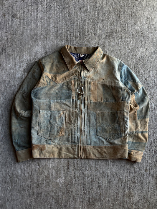 1:1 Denim Quilt Buccaroo Jacket (L)