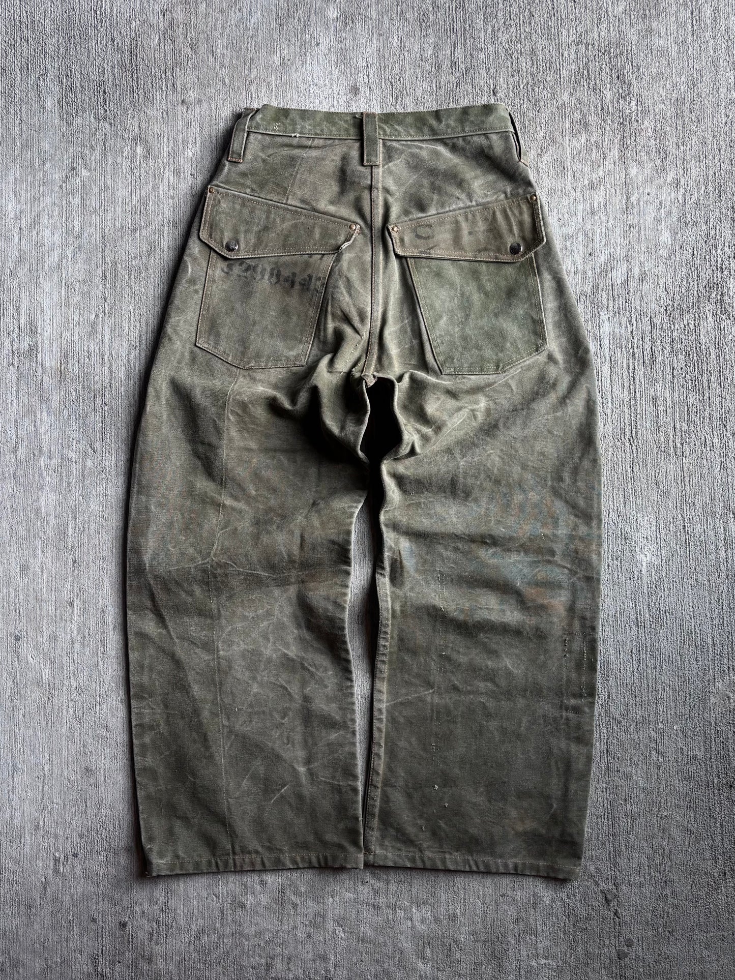 1:1 Military Canvas Fireman Pants (30” x 29”)