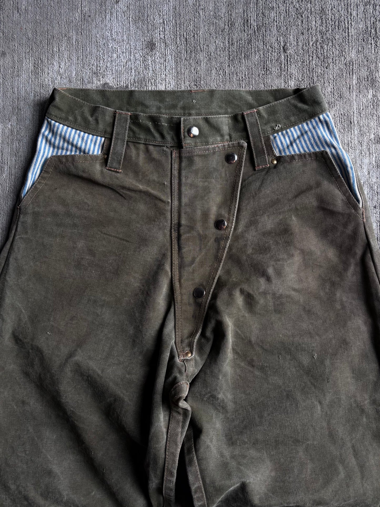 1:1 Military Canvas Fireman Pants (30” x 29”)