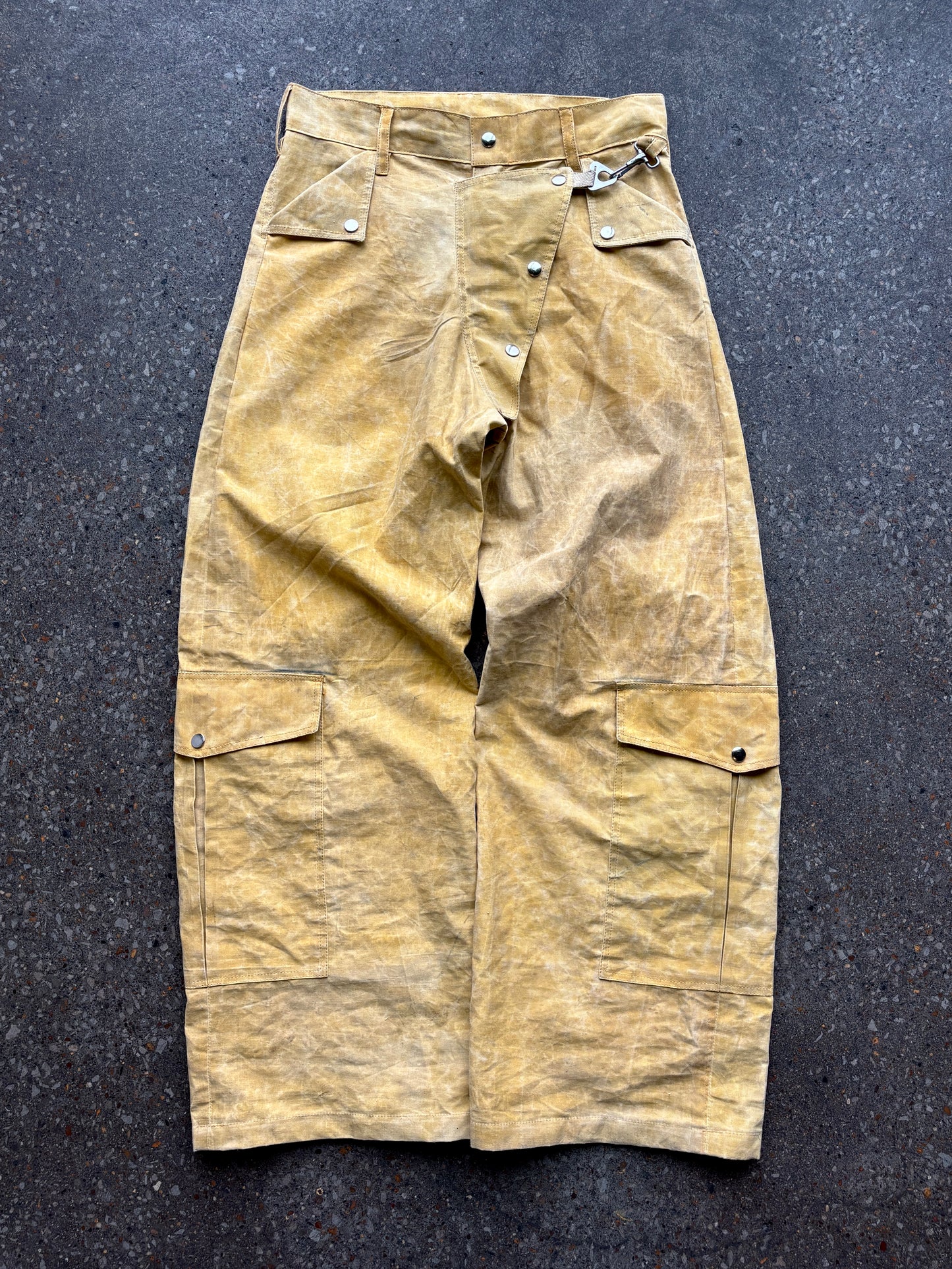 1:1 Waxed Canvas Fireman Cargo Pants (32" x 31")