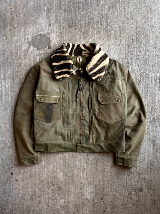 1:1 Military Canvas T2 Style Flight Jacket (XL)
