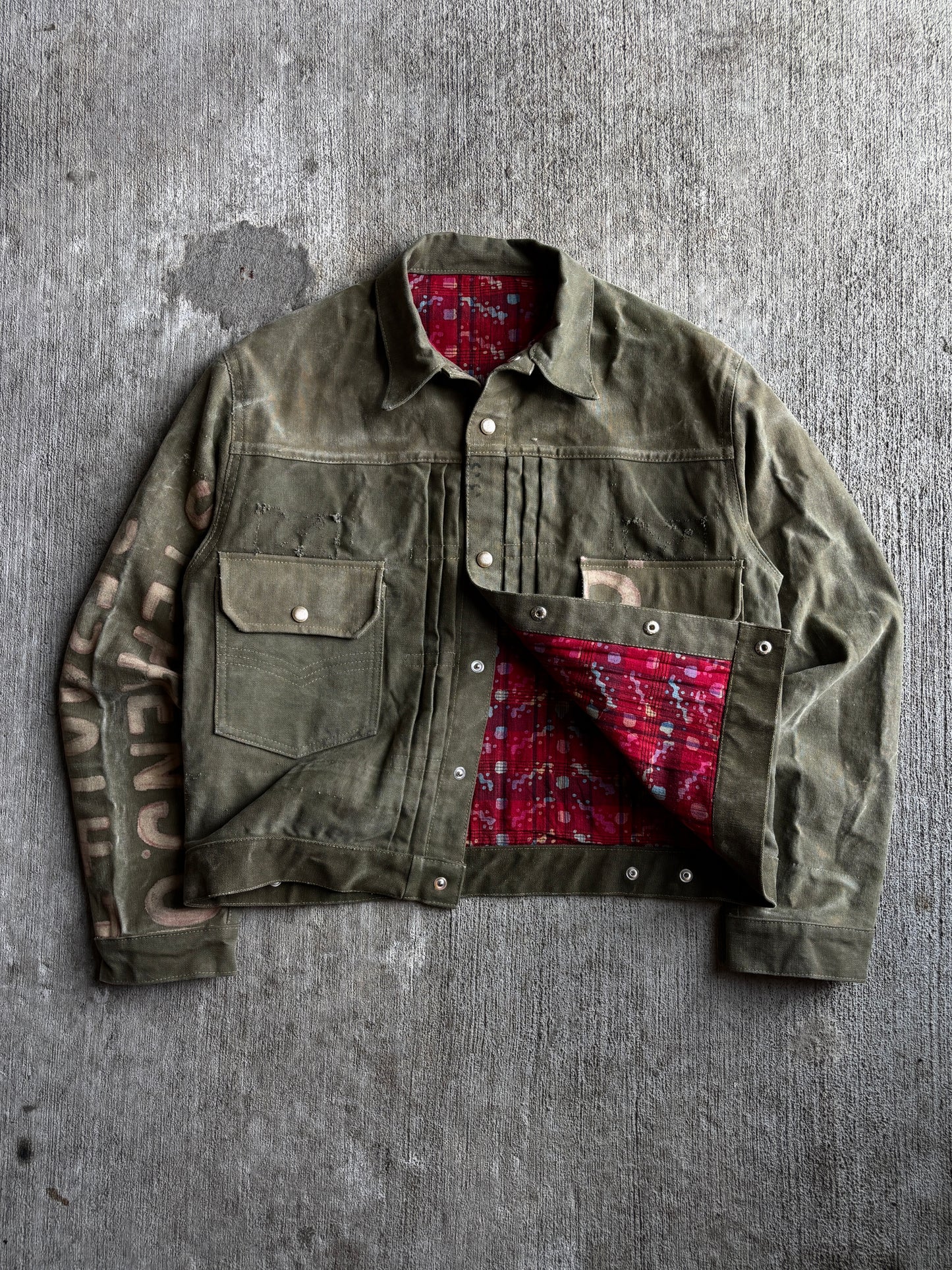1:1 Stenciled Military T2 Jacket (L)