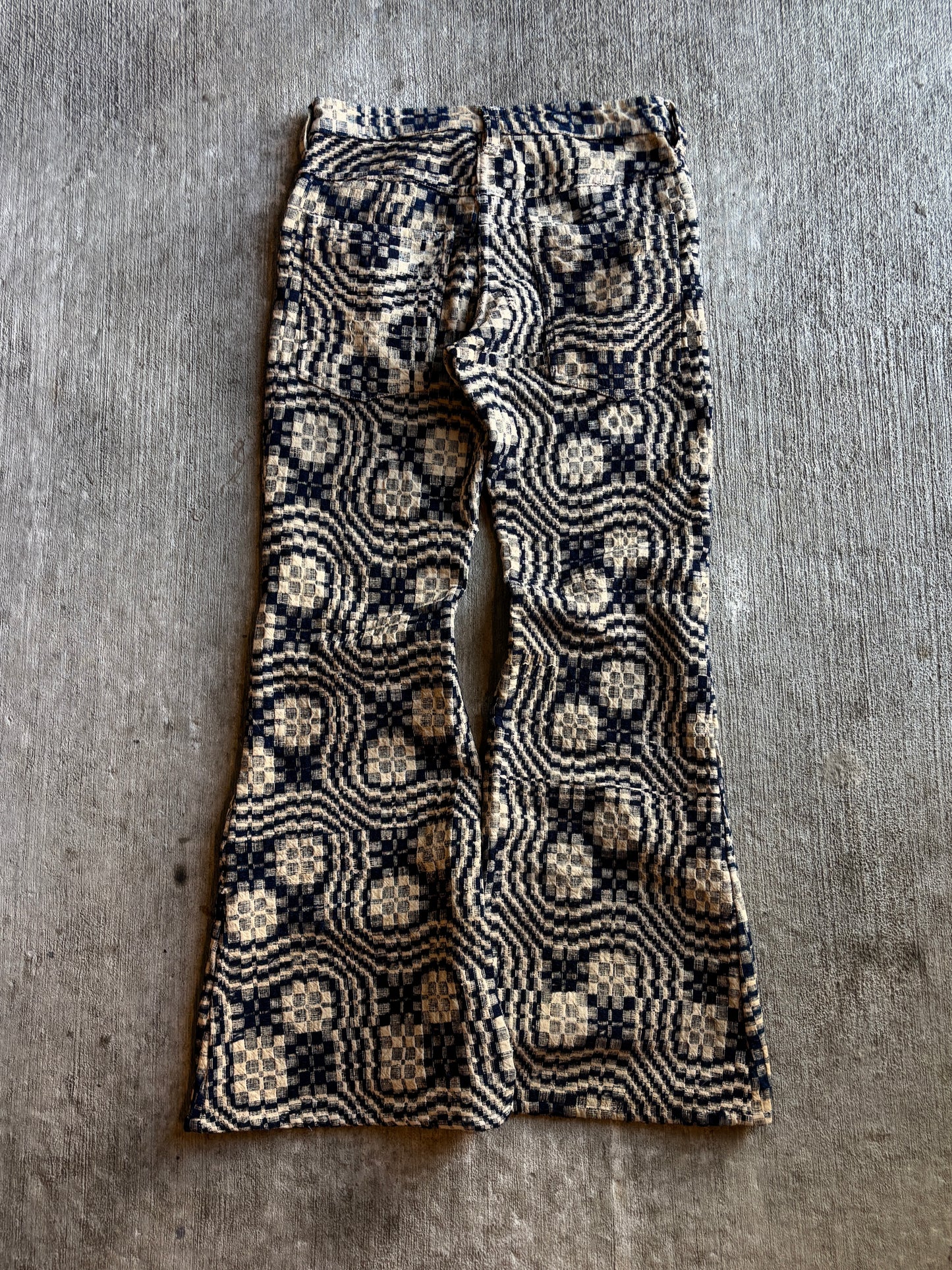 1:1 1800s Coverlet Signature Cut Flared Pants (34" x 37")