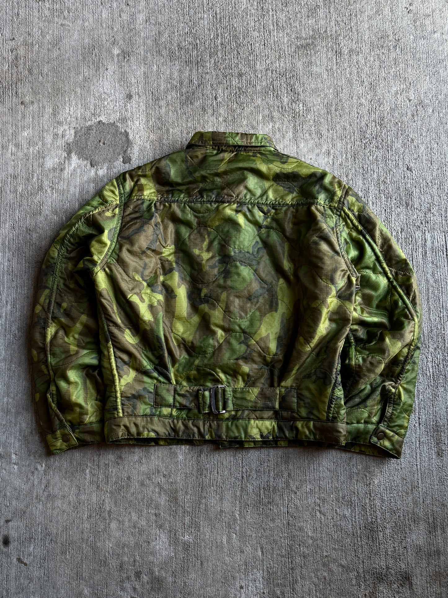 1:1 Woodland Camo Poncho Liner T1 Jacket (L)