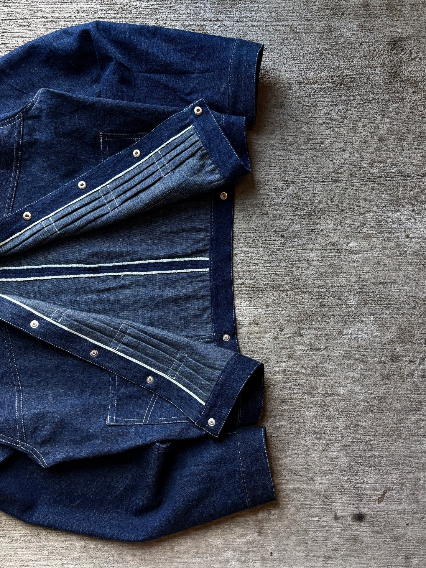1:1 Selvedge Denim Buccaroo Jacket (XL)
