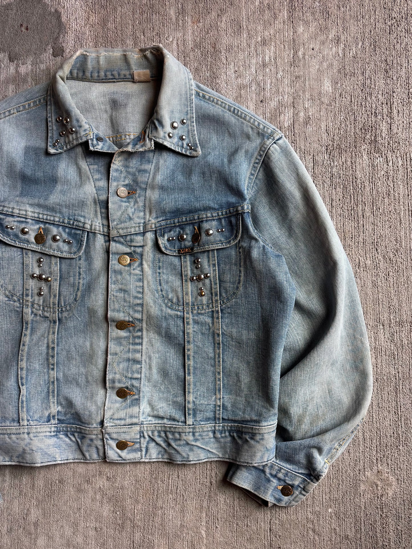1:1 Studded Lee Riders Trucker Jacket