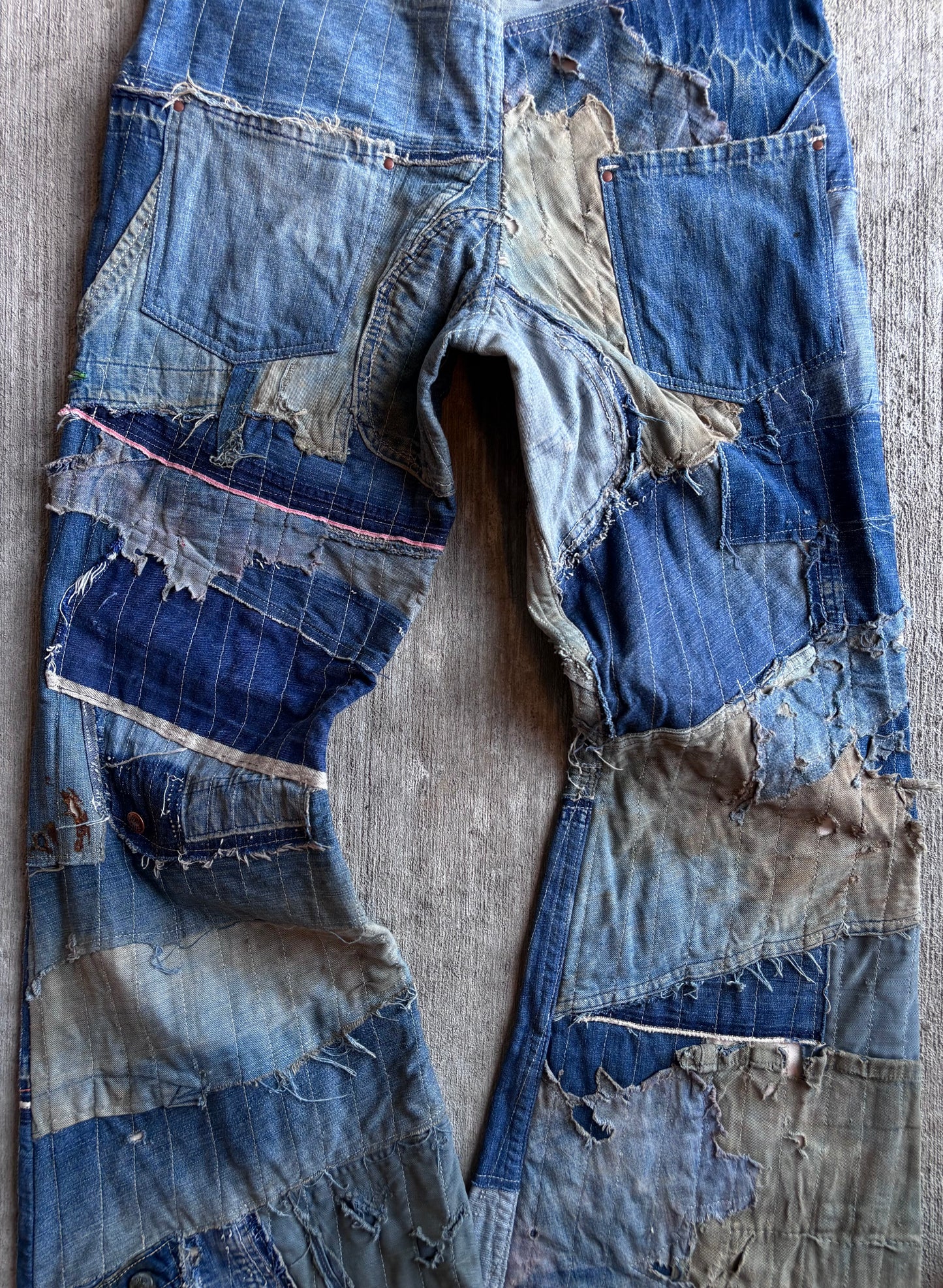 1:1 Denim 'Crust' Signature Flare Pants (34" x 33")