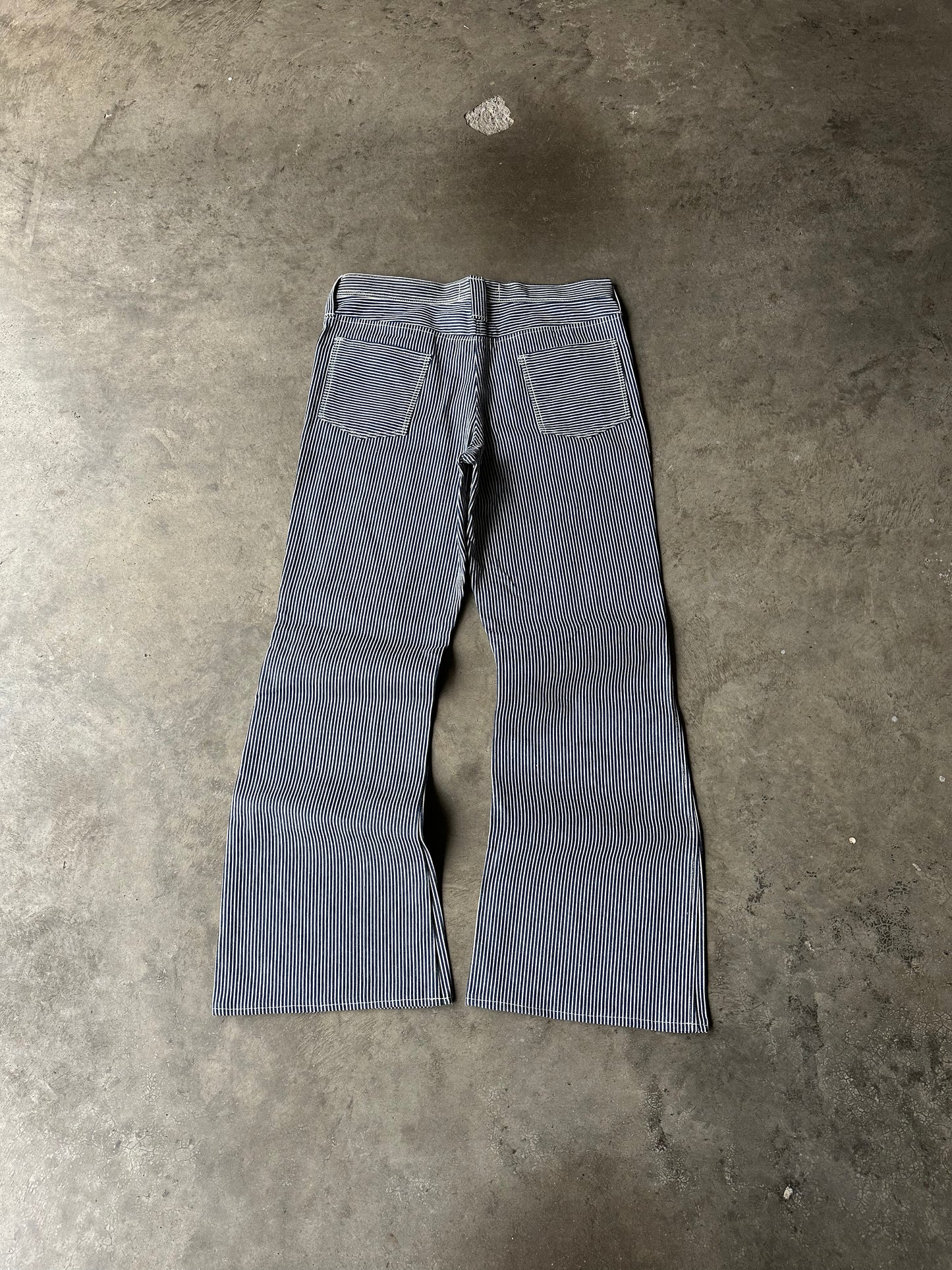 1:1 Hickory Stripped Flared Pants (34" x 32")