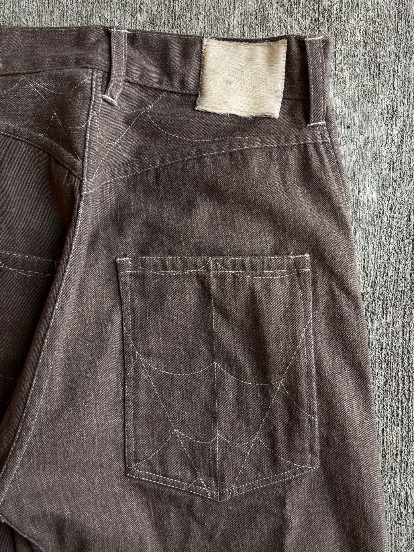 1:1 Spider Web Wide Leg Fireman Pants (34" x 30")