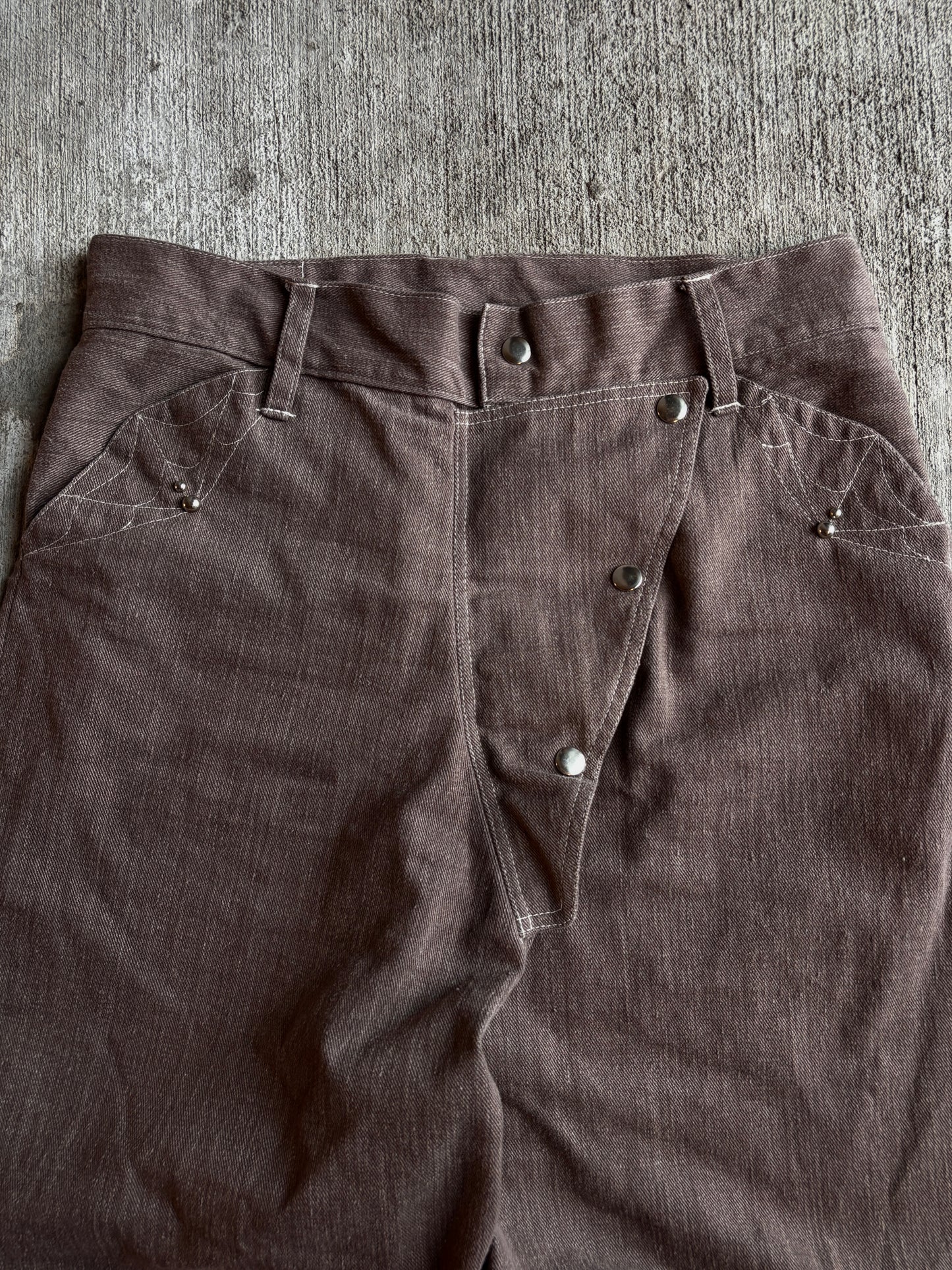 1:1 Spider Web Wide Leg Fireman Pants (34" x 30")