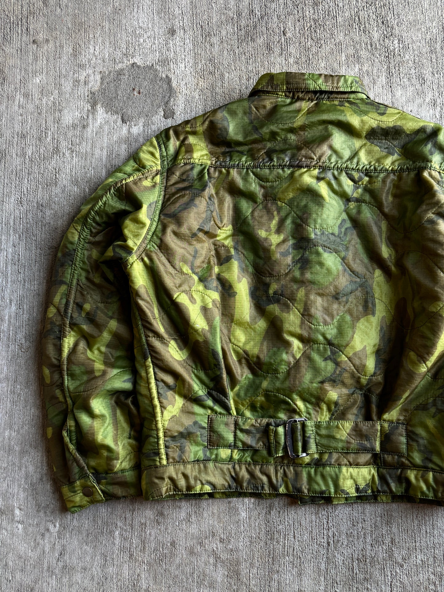 1:1 Woodland Camo Poncho Liner T1 Jacket (L)