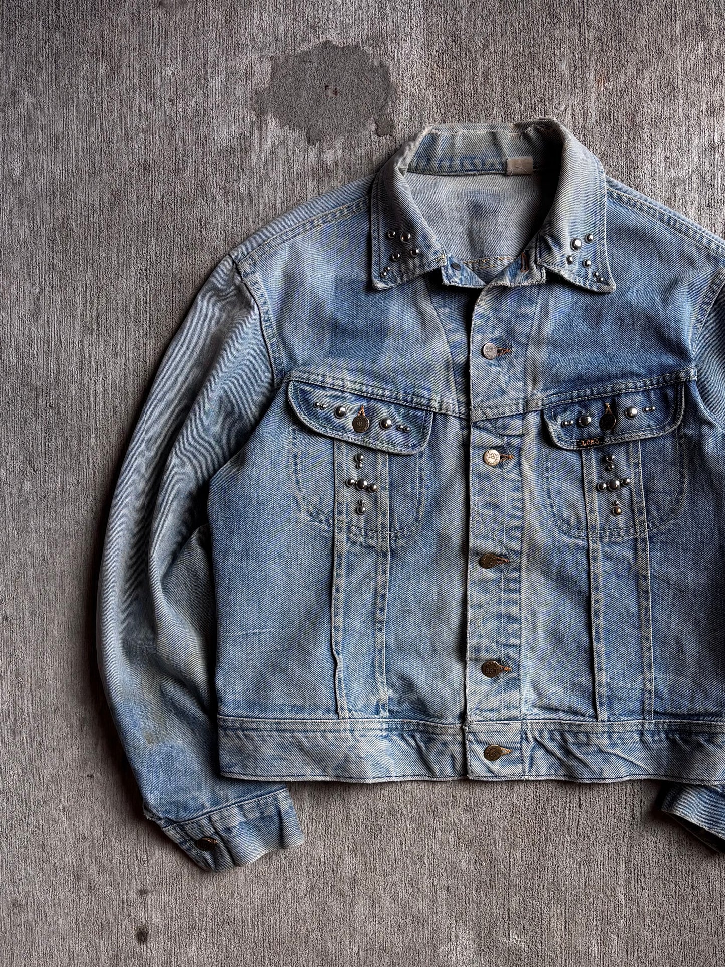 1:1 Studded Lee Riders Trucker Jacket