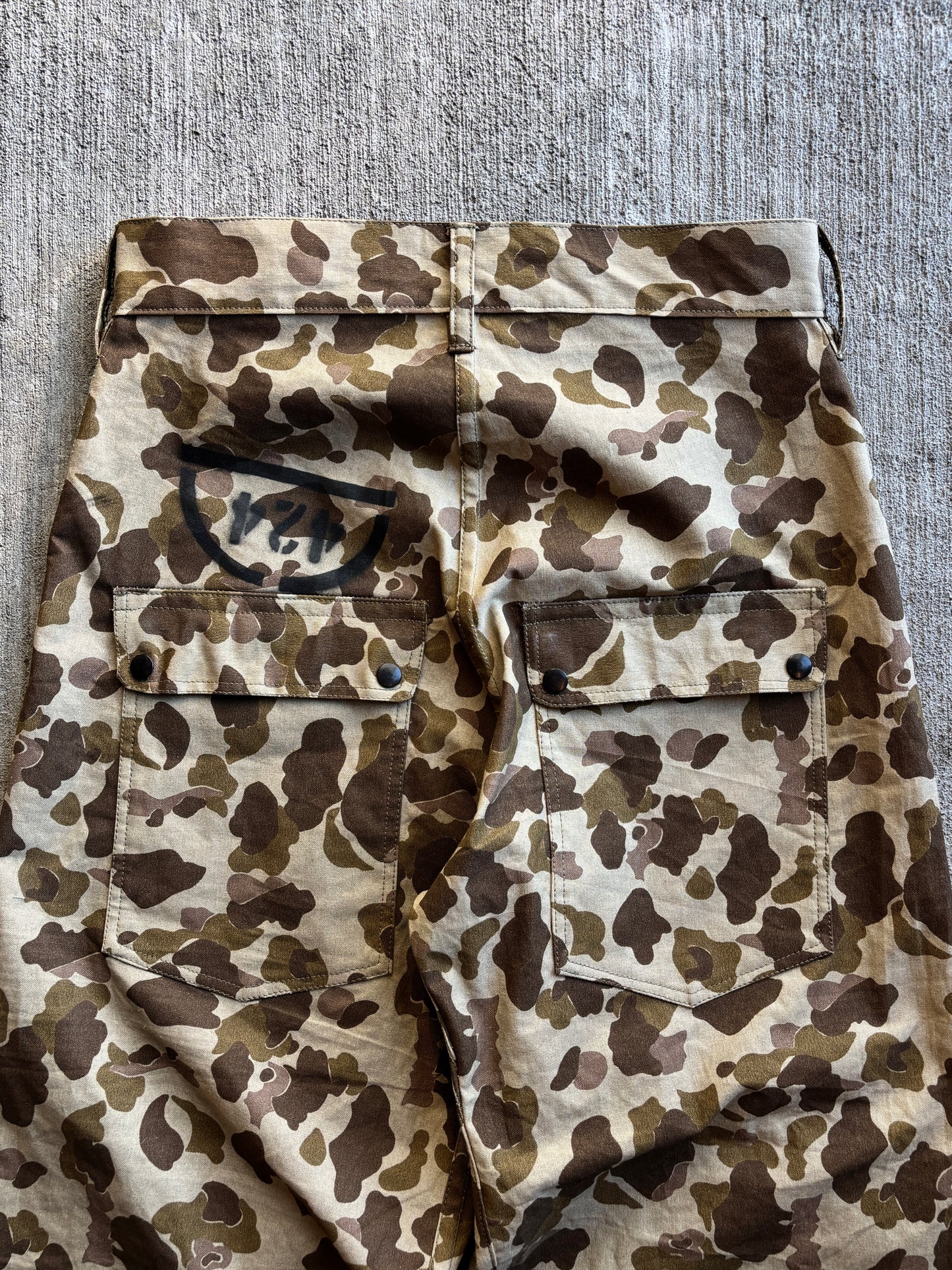 1:1 WWII Frogskin Camouflage Fatigue Pants (34" x 32")
