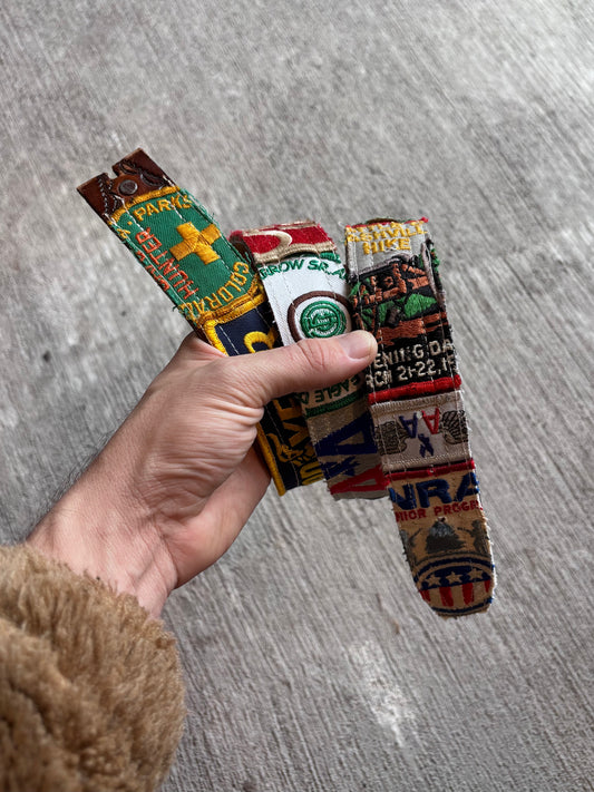 1:1 Patchwork Leather Belt (OSFA)