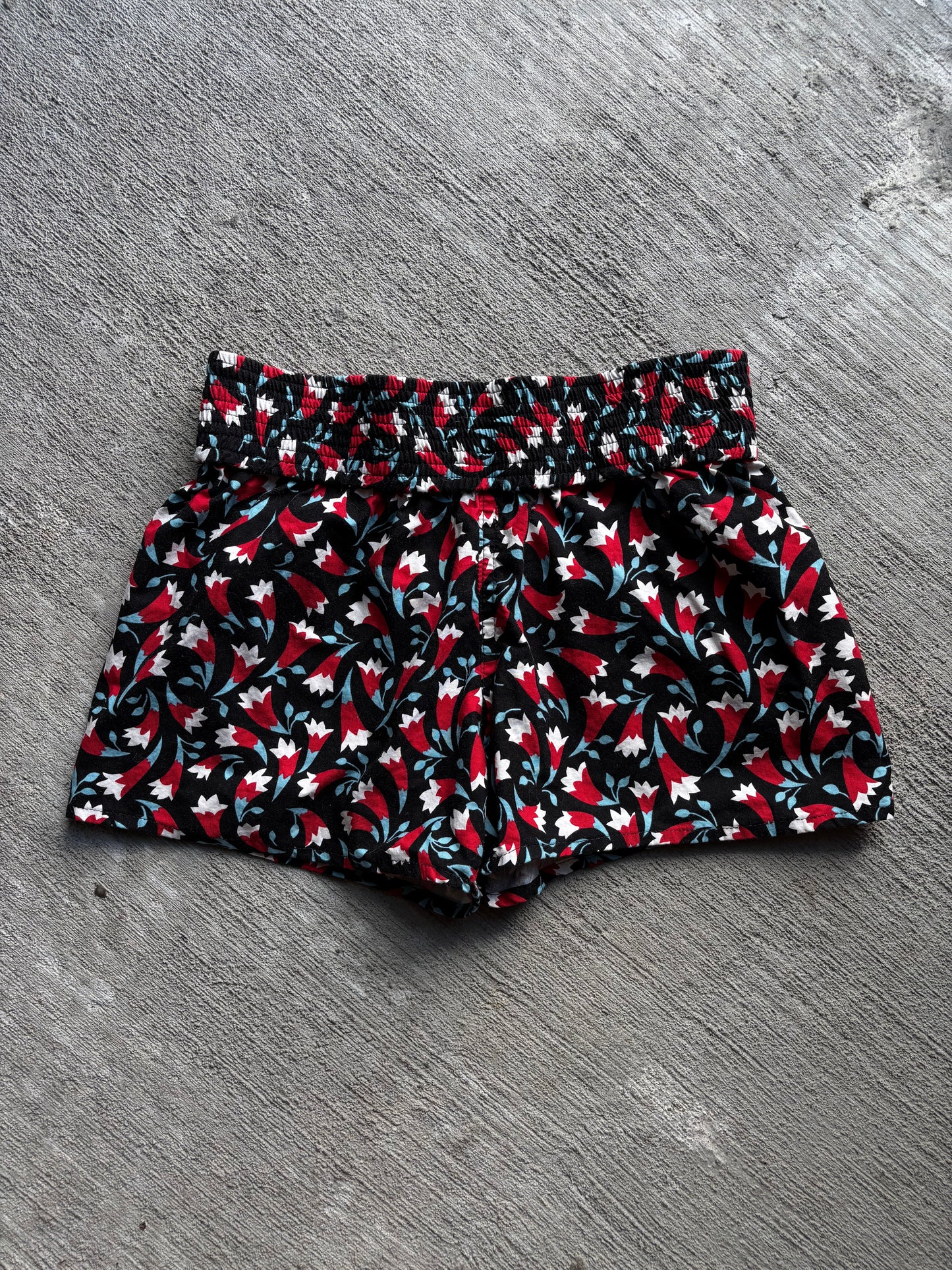1:1 Floral Muay Thai Shorts (S)