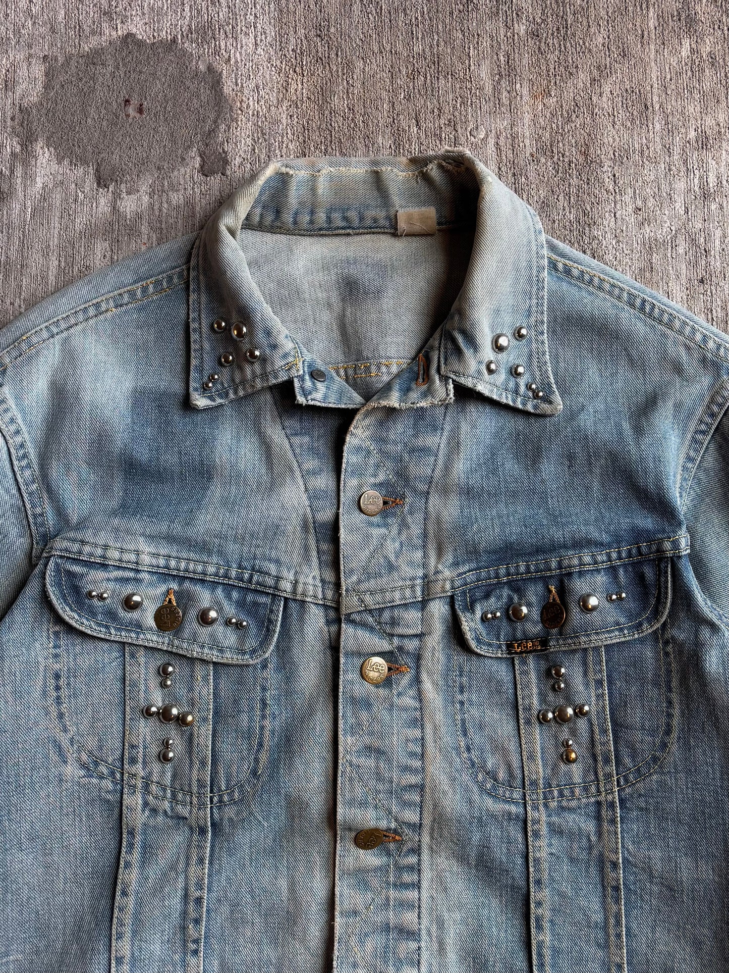 1:1 Studded Lee Riders Trucker Jacket