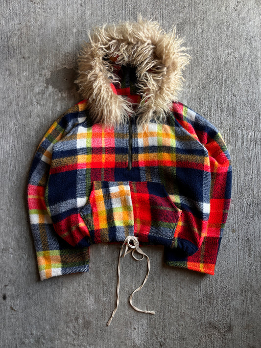 1:1 Plaid Quarter Zip Doll Hoodie (XL)