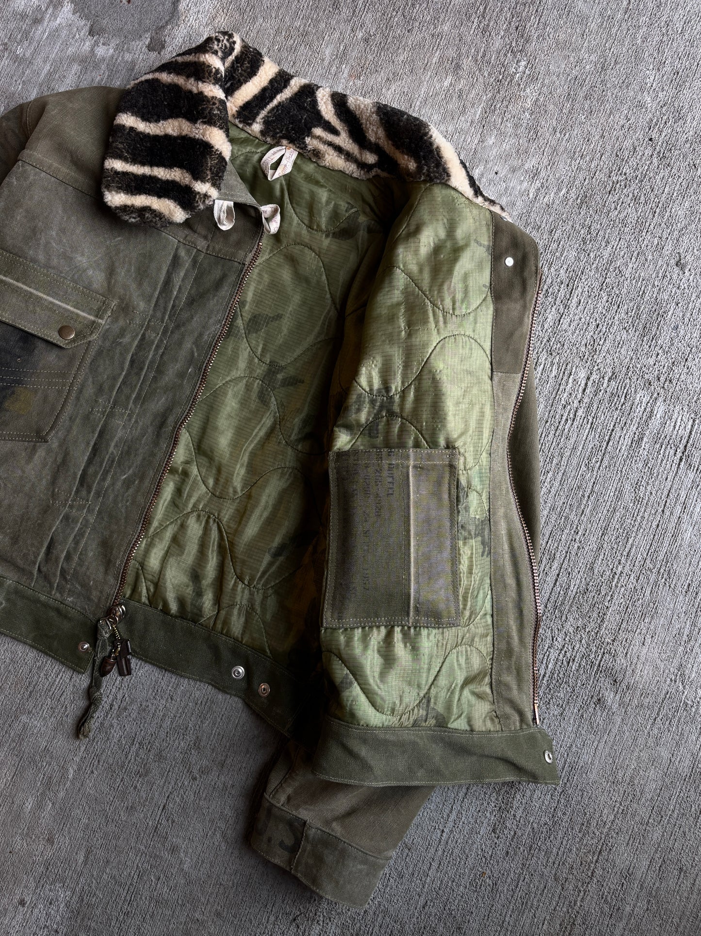 1:1 Military Canvas T2 Style Flight Jacket (XL)