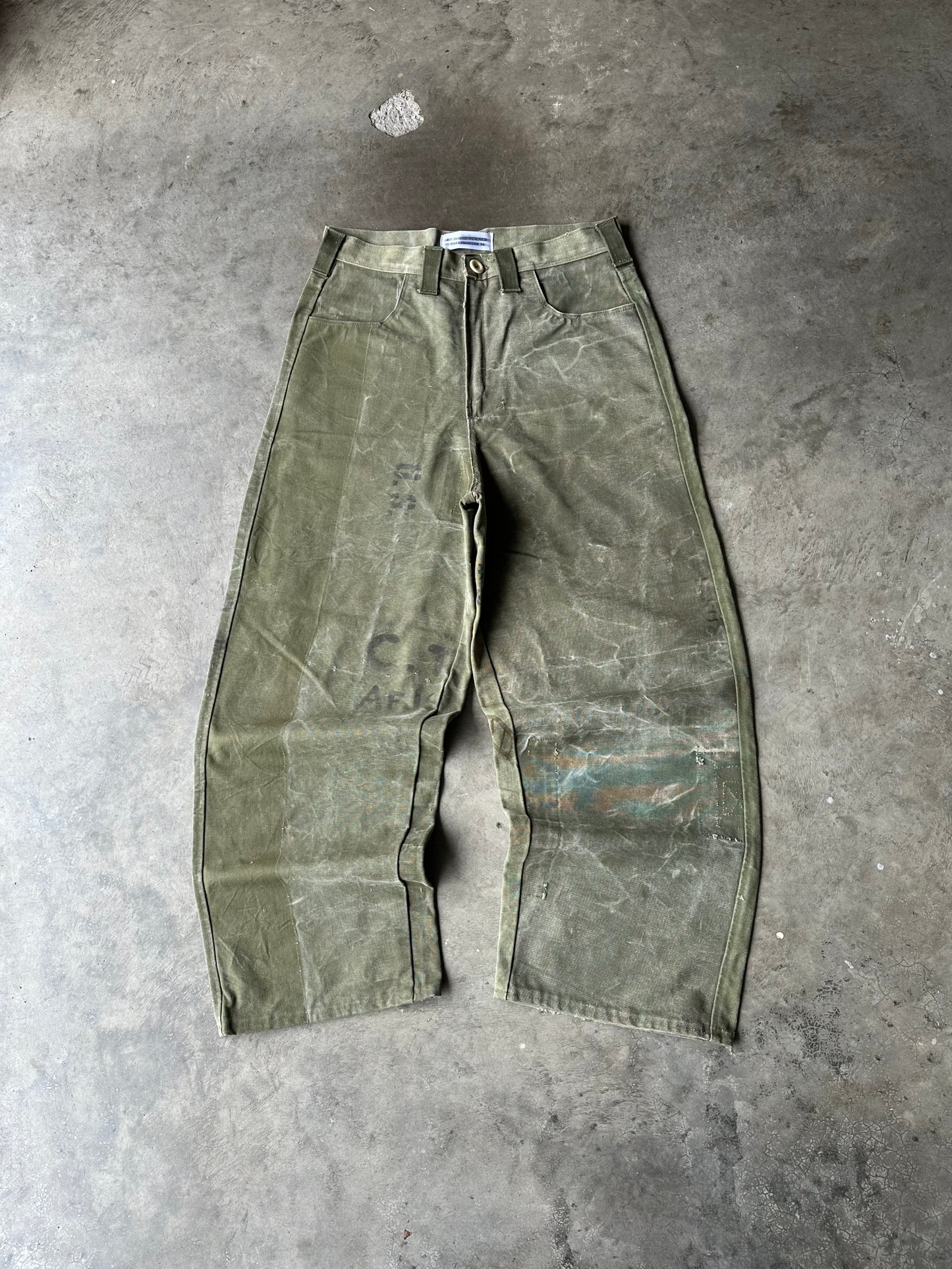 1:1 Military Canvas Baggy Pants (33" x 30")