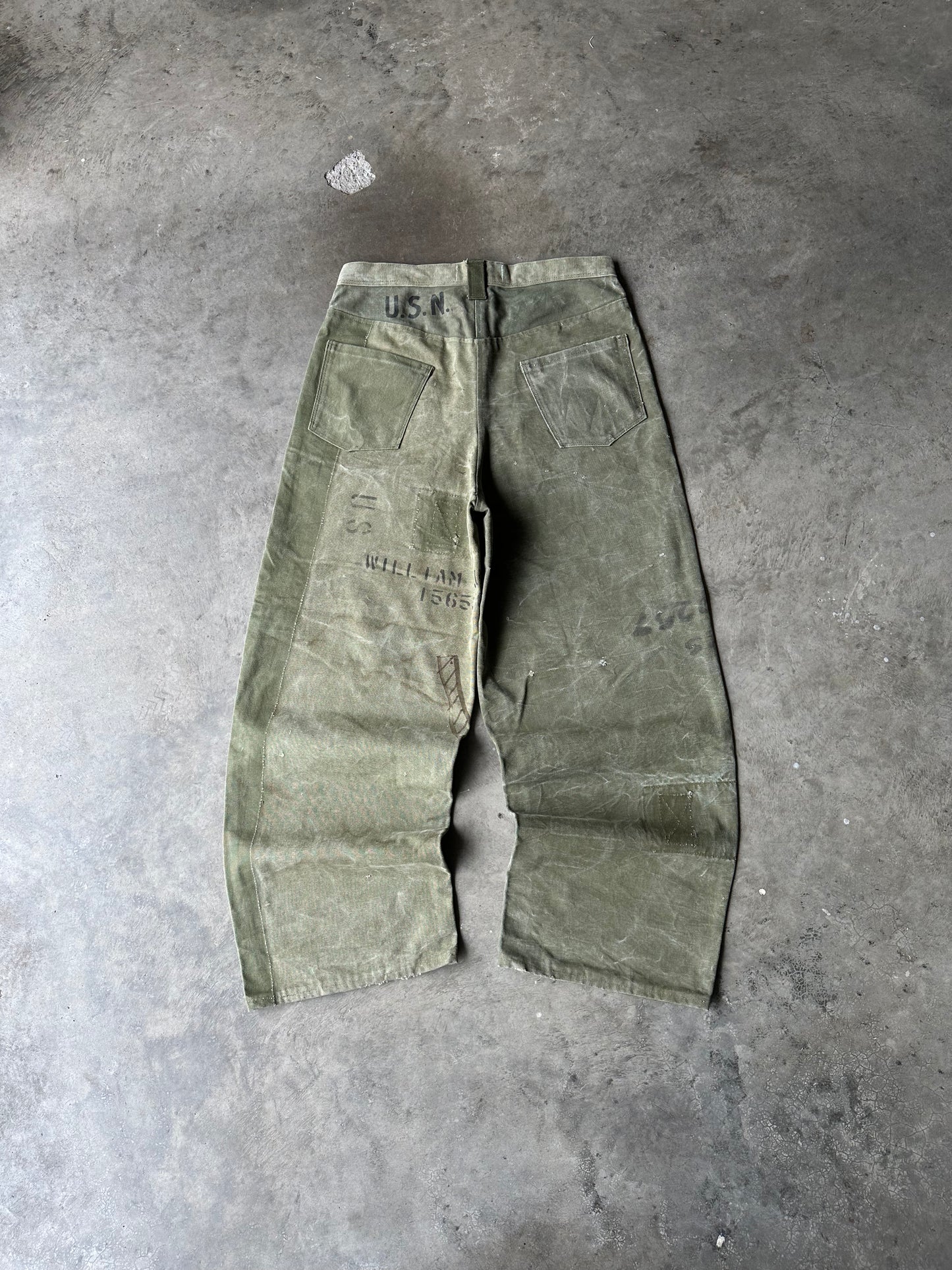 1:1 Military Canvas Baggy Pants (33" x 30")