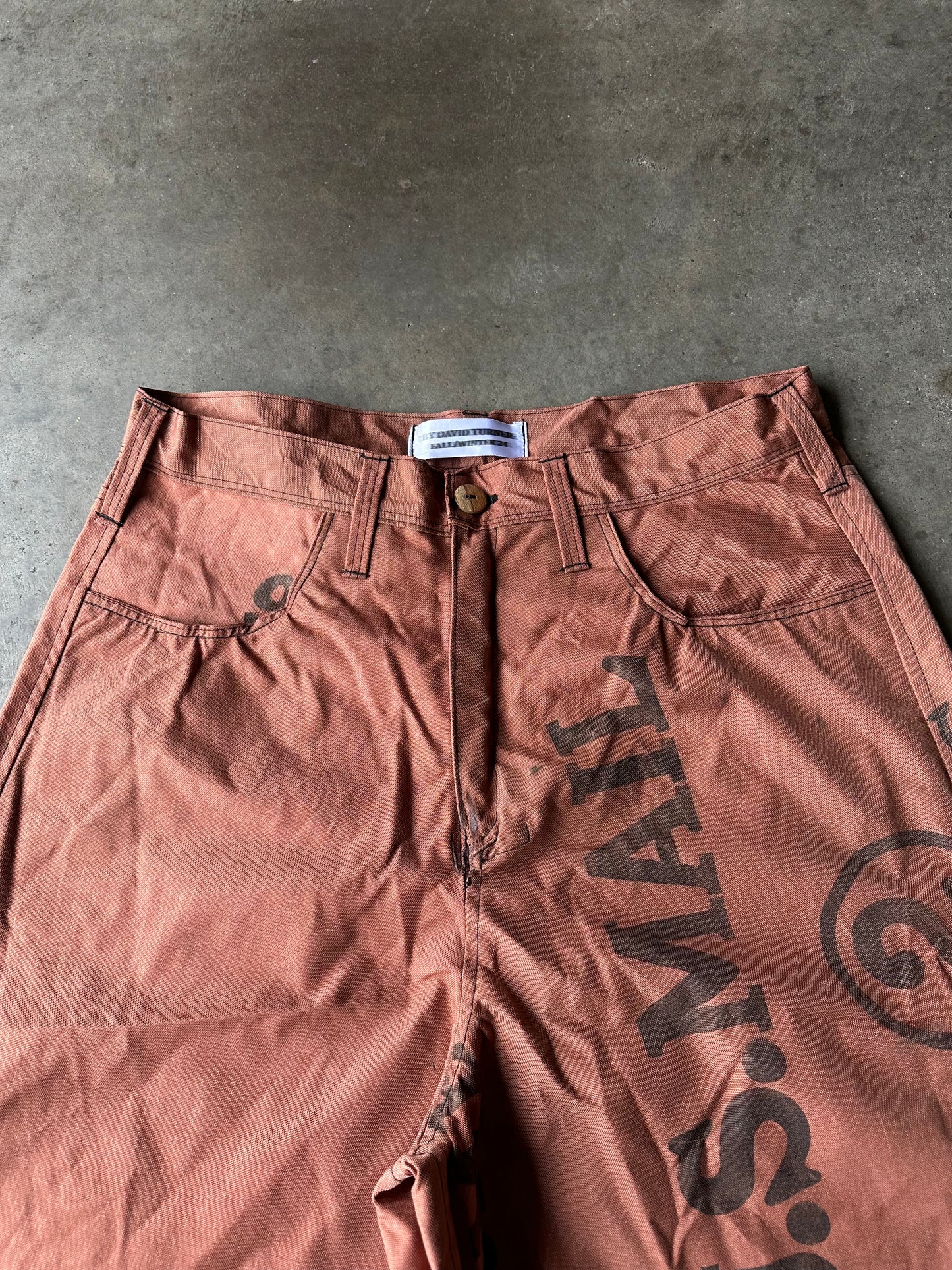 1:1 Burnt Orange Mailbag Baggy Shorts (33)